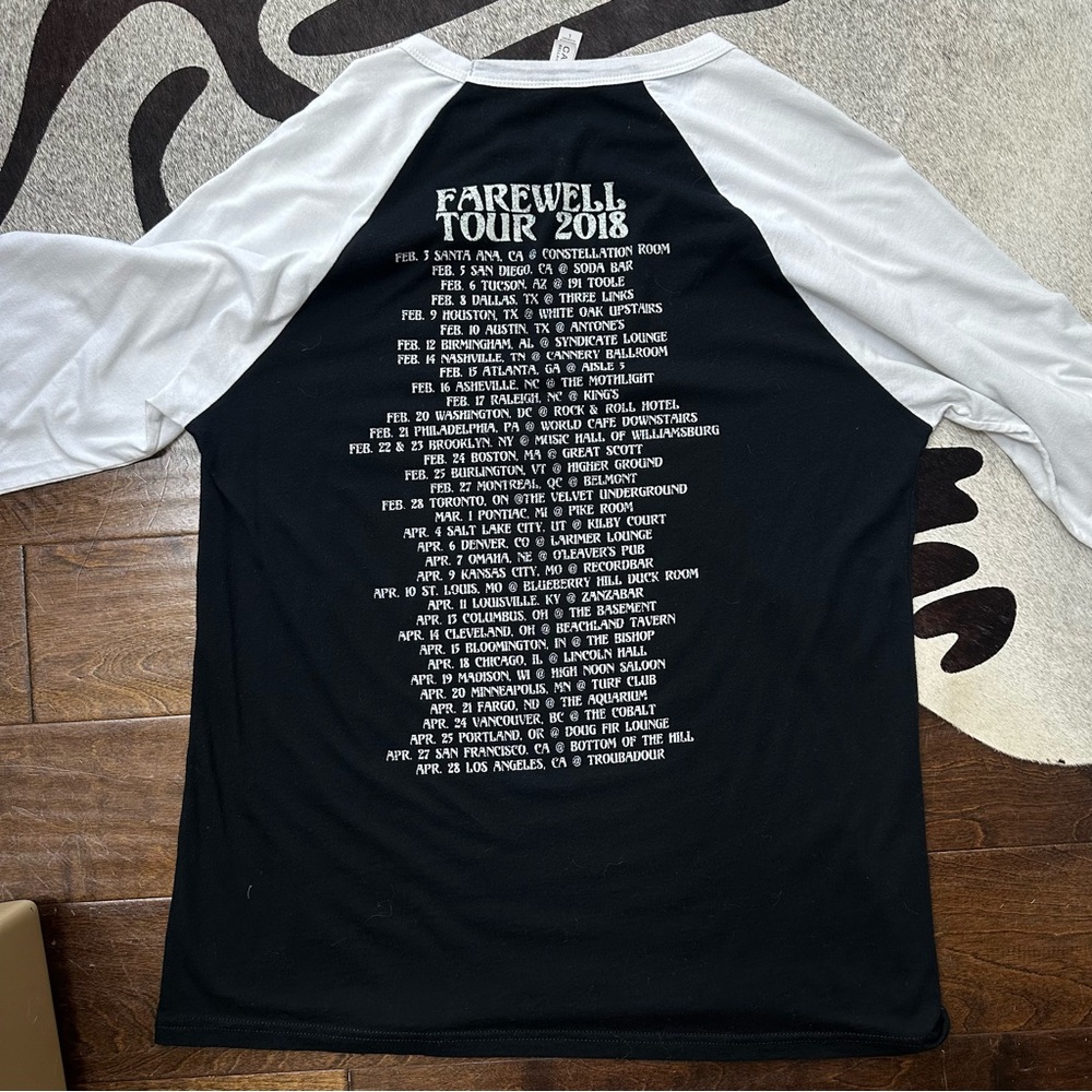 Phoebe Bridgers 2018 Farewell Tour Raglan Tee - Picture 2 of 7
